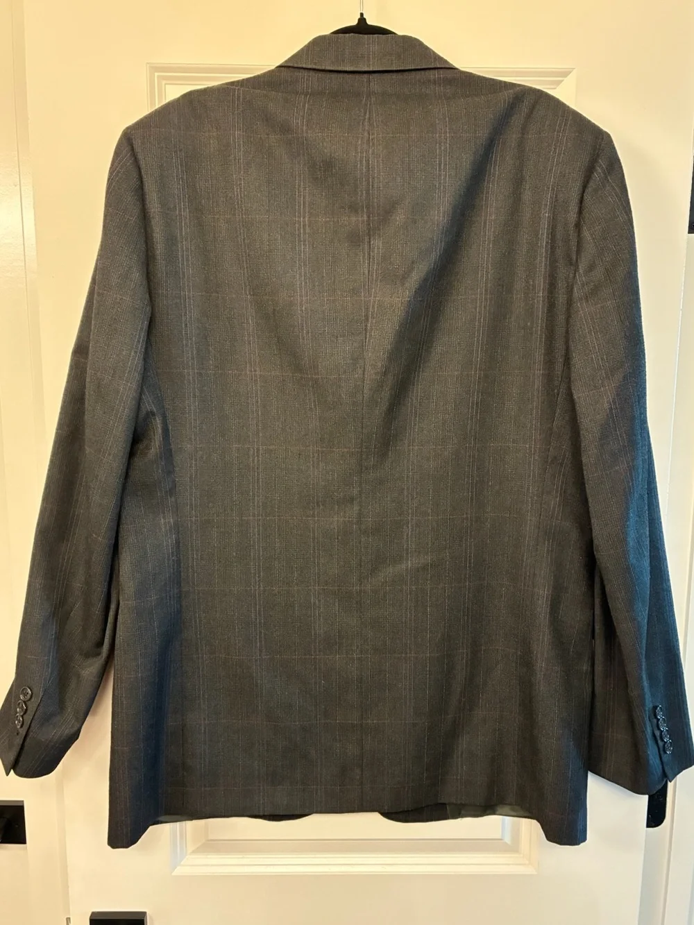 CHRISTIAN DIOR Vintage Monsieur Blazer Sport Coat Men’s 44R Gray Plaid